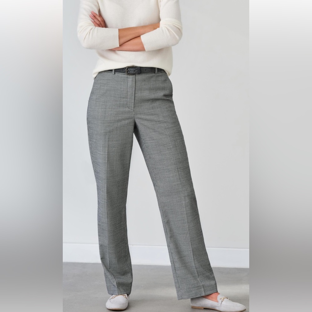 Pure Collection Houndstooth Pants -NWT